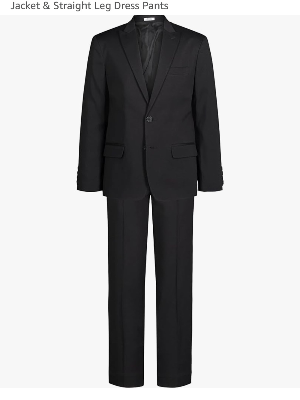 Calvin Klein Black Kids Two-Piece Jacket & Pants Set